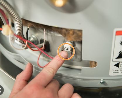 how to reset a gas water heater